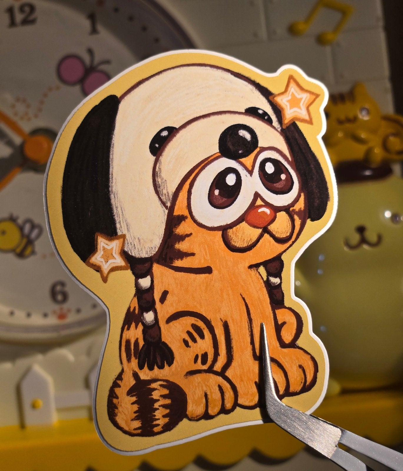 Snupi and garfie matching stickers