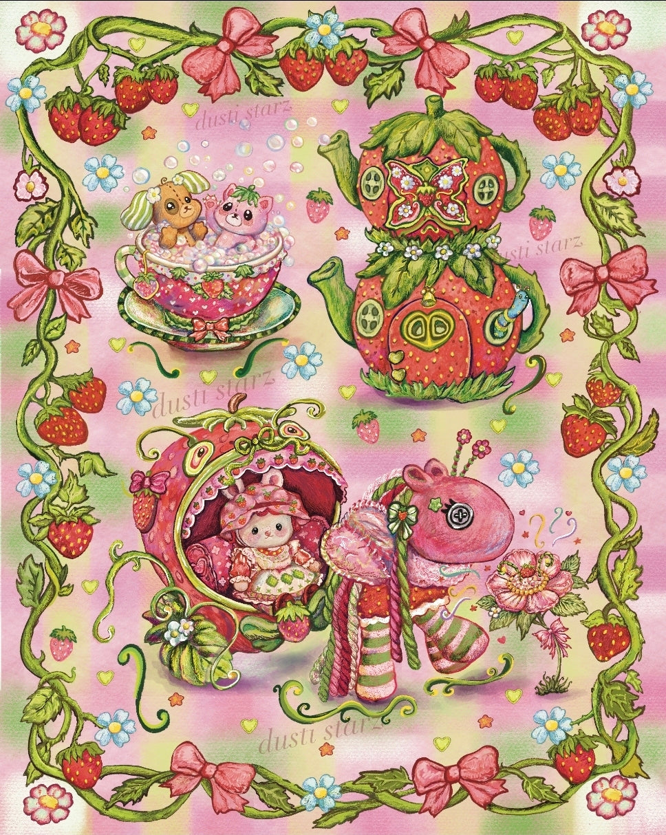 Strawberry Tea Garden (FREE SHIPPING)