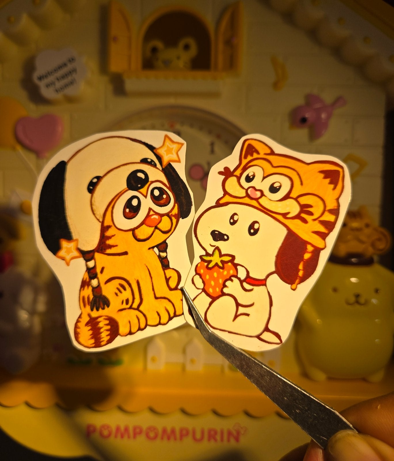 ✨ One-Off Snoopy & Garfield Art Set ✨