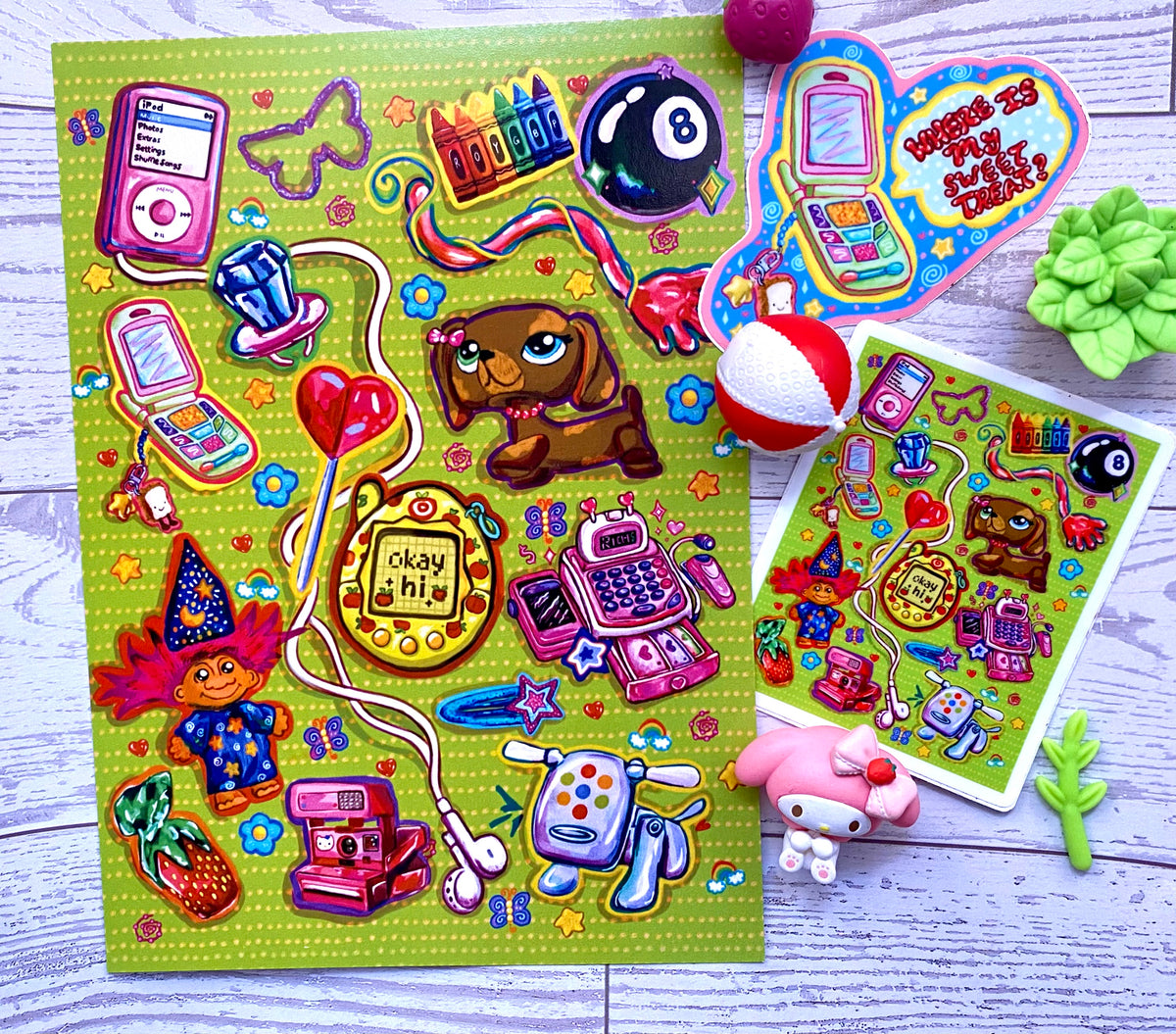 Nostalgia Toys and Trickets Set