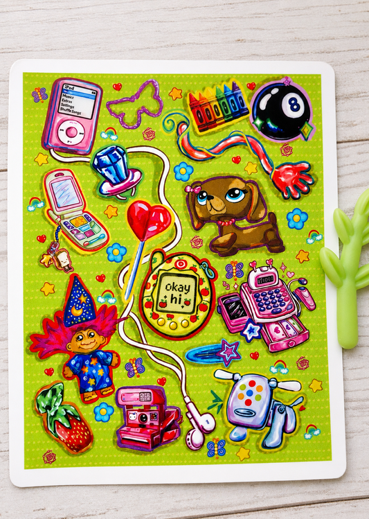 Nostalgia overload sticker!