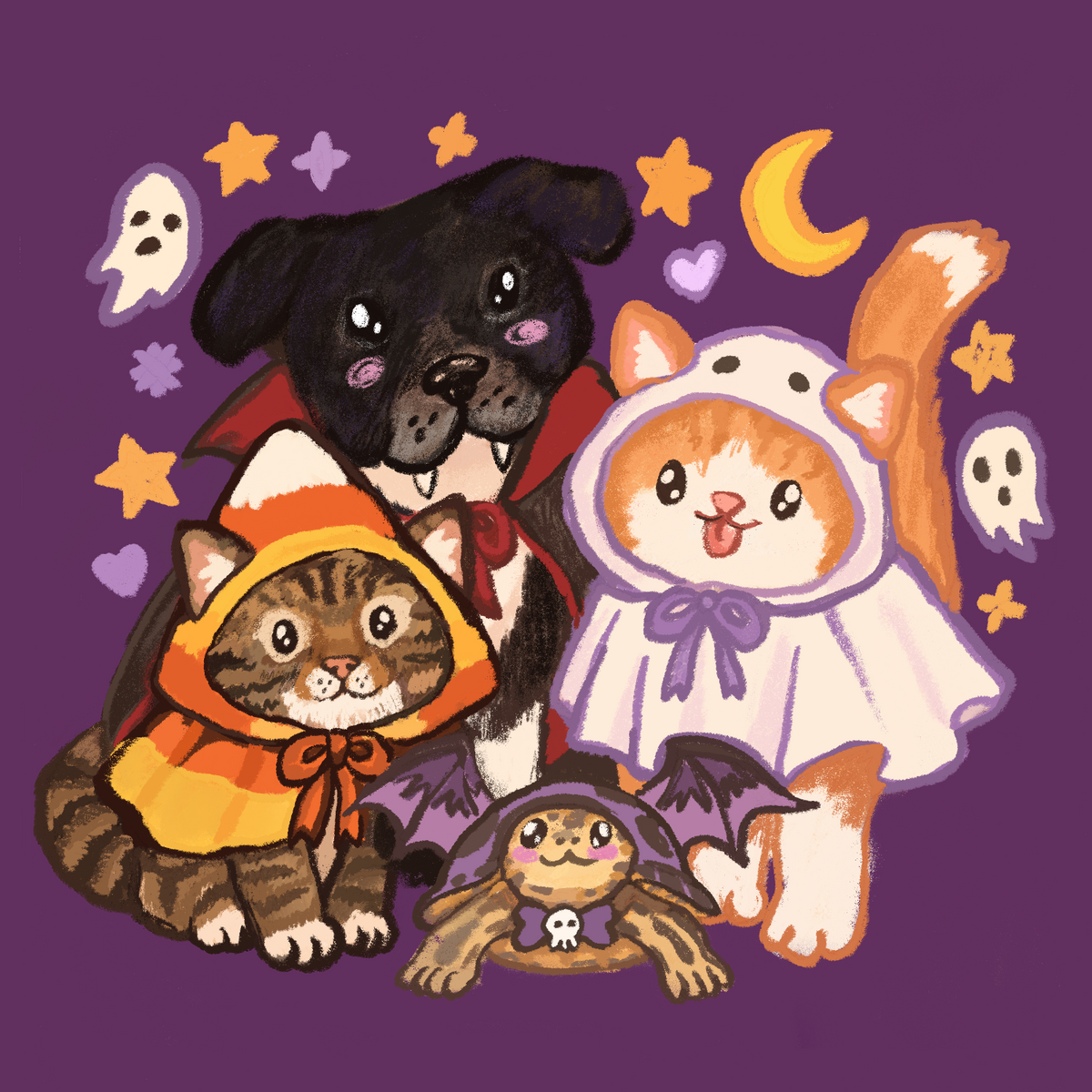 PREORDER HALLOWEEN  Pet portraits!