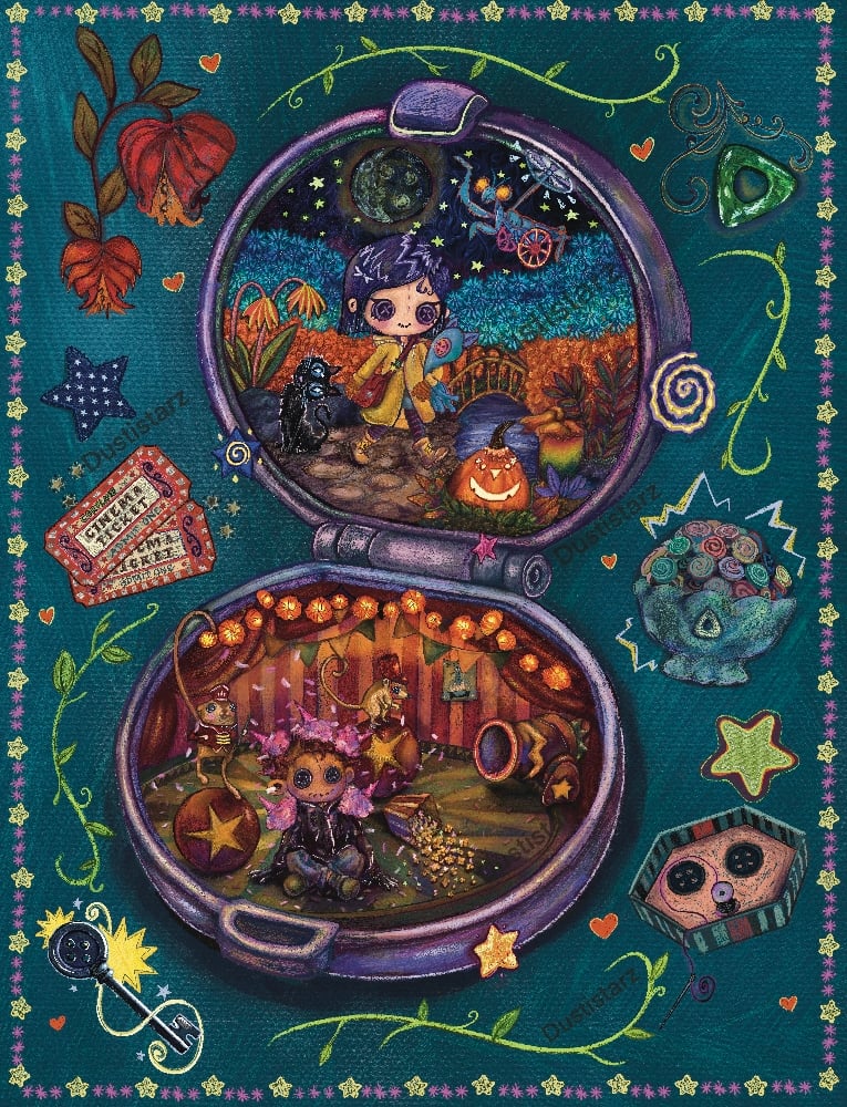 Coraline Polly Pocket Print