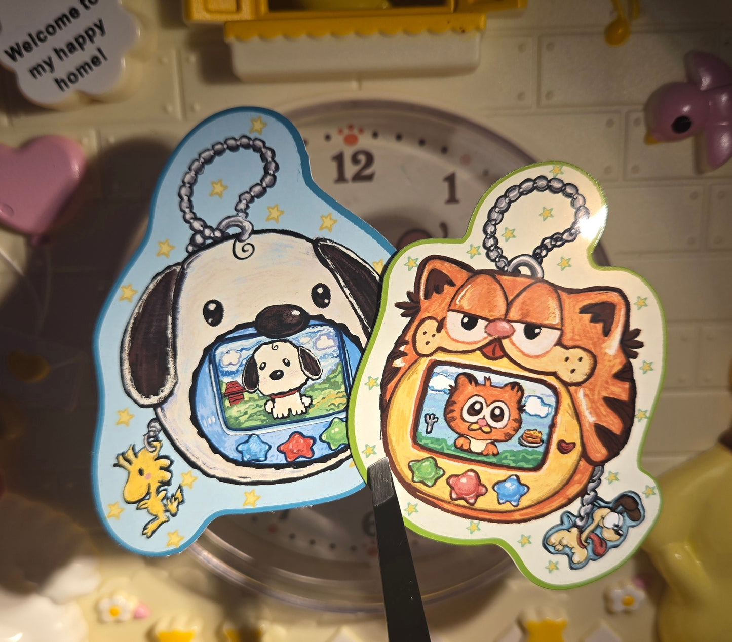 Snupi and Garfie Tomogotchi
