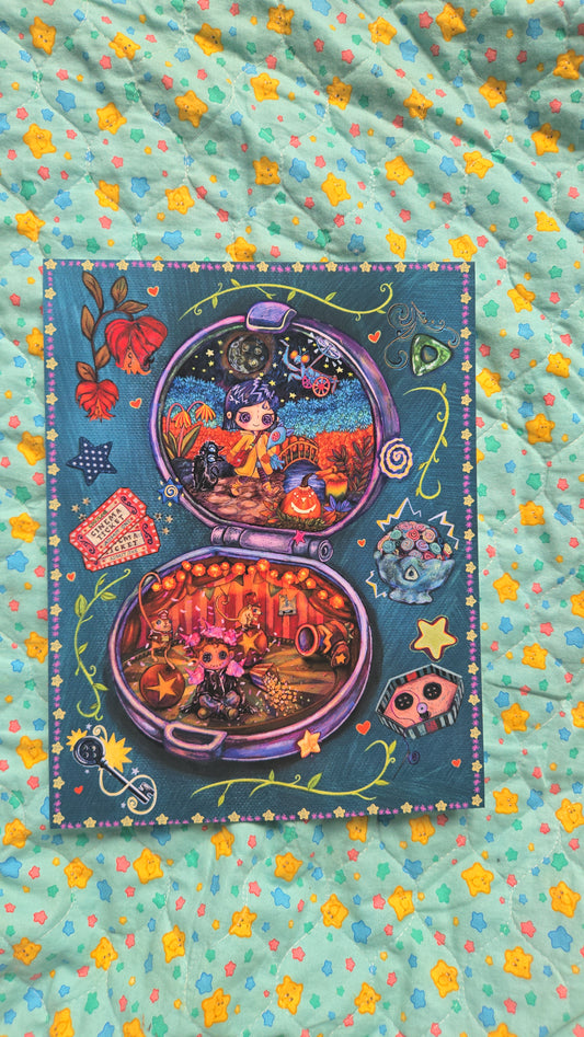 Coraline Pollypocket Mini Print