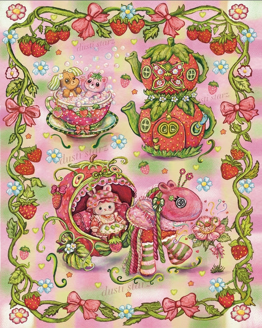 Strawberry Tea Garden  (FREE SHIPPING)